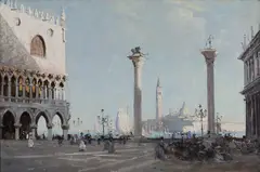 Arthur Streeton, Evening Light (Venice) (1908), 1908, oil on canvas