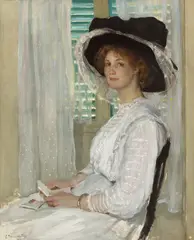 E. Phillips Fox, Blanche et Noire White and Black 1912, 1912, oil on canvas