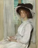 E. Phillips Fox, Blanche et Noire White and Black 1912, 1912, oil on canvas
