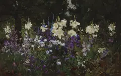Arthur Streeton, Lilies and Bells (1935), 1935, oil on canvas