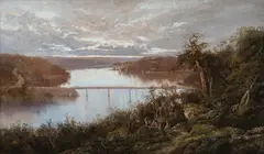 William Piguenit, The Lane Cove River 1887, 1887, oil on canvas