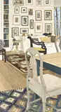 Cressida Campbell, Interior with Cat 2010, 2010, watercolour on incised woodblock