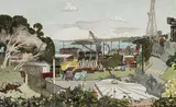 Cressida Campbell, Garden Island 1990