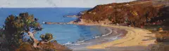 Arthur Streeton, An Ocean Bay (1926), 1926, oil on wood panel