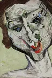 Joy Hester, Head of a Woman (1944), 1944, oil on plywood