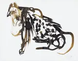 Brett Whiteley, Hyena 1978, 1978, brush and ink on paper