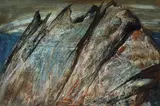 Lloyd Rees, The Summit, Mt. Wellington, Tasmania 1971, 1971, oil on canvas