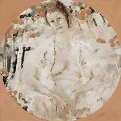 Judith 1971 by Clifton Pugh, 1971, oil on composition board, offered Apr 2022