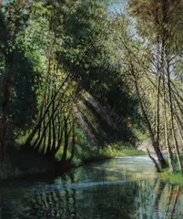 Vida Lahey, Silence (1945), 1945, oil on canvasboard