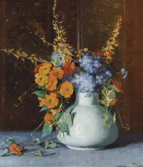 Vida Lahey, A Flower Study (circa 1924), 1924, oil on board