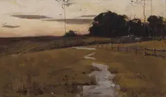 John Longstaff, Twilight (circa 1895), 1895, oil on board