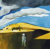 Robert Dickerson, Farmer at Verrierdale, Eumundi (1994), 1994, oil on canvas