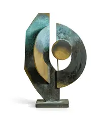 Point of View (2002) by Inge King, 2002, bronze, sold Nov 2021