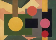 Ralph Balson, Painting No. 13 1941, 1941, oil on cardboard