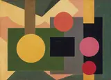 Ralph Balson, Painting No. 13 1941, 1941, oil on cardboard