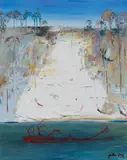 Arthur Boyd, Shoalhaven River with Carcass (1990-1991)