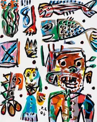 David Larwill, Gone Fishing 2006, 2006, synthetic polymer paint on canvas