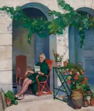 Roy De Maistre, The Irish Chieftain at 17 Rue de Domeliers 1925