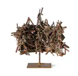 Robert Klippel, No. 91 (Hiroshima) (1960), 1960, brazed and welded steel, bronze; single support, steel base