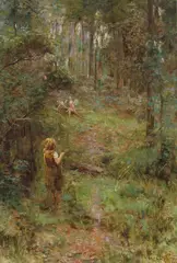 Frederick McCubbin, What the Little Girl Saw in the Bush 1904, 1904, oil on canvas