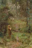 Frederick McCubbin, What the Little Girl Saw in the Bush 1904, 1904, oil on canvas