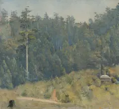 Tom Roberts, Morning Mist (1920), 1920, oil on canvas