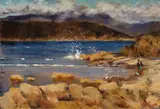 Girolamo P. Nerli, Half Moon Bay (circa 1895)