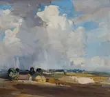 Arthur Streeton, Morning Cloud, Derbyshire (1911)