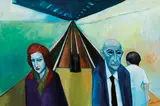 Robert Dickerson, Frequent Flyers 2003, 2003, synthetic polymer paint on canvas
