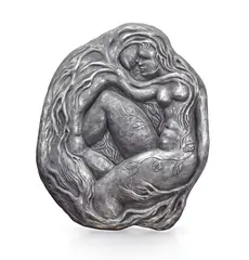 Guy Boyd, Adam and Eve (1981), 1981, oil on aluminium