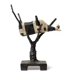 John Kelly, Cow up a Tree 1999, 1999, paint and bronze, artist proof from an edition of 10, plus artist's proofs