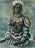 Loudon Sainthill, The Woman from a Far Country 1947, 1947, gouache and watercolour on paper