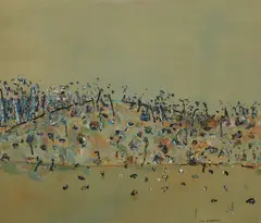 Fred Williams, Lysterfield Landscape (1968), 1968, oil on canvas