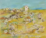 Sidney Nolan, Wimmera Landscape 1943
