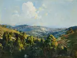 Arthur Streeton, A Southern View, Olinda (1933)