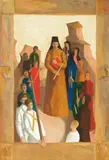 Justin O'Brien, Good Friday, Skyros II (1965), 1965, oil on canvas on board