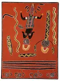 Long Jack Phillipus Tjakamarra, Water Ceremony Story (1971), 1971, synthetic polymer paint on composition board