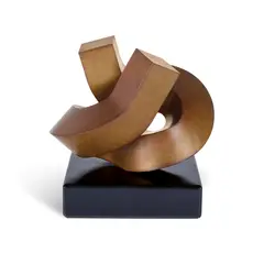 Clement Meadmore, Crossover 1972, 1972, bronze, edition 3 of 8
