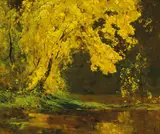 Penleigh Boyd, Springtime (1921), 1921, oil on canvas