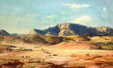 Hans Heysen, The Druids, Flinders Range, South Australia 1932