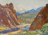 Albert Namatjira, Glen Helen Gorge (circa 1945 - 1951)