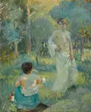 Rupert Bunny, Models in the Garden (circa 1912)