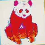 Giant Panda (1983) by Andy Warhol, 1983, screenprint on Lenox Museum Board, edition of 150, plus 30 artist's proofs, sold Sep 2020