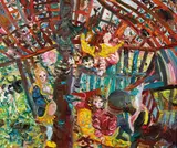 John Perceval, The Annunciation 1969, 1969, oil on canvas