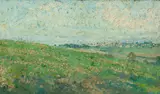 E. Phillips Fox, (Picardy Landscape), oil on canvas