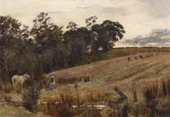 Frederick McCubbin, Winter at Nunawading 1886, 1886, oil on canvas