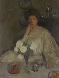 Ethel Carrick, The Table Vase (circa 1907)