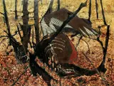 Clifton Pugh, Landscape With a Hawk 1973