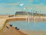 Arthur Boyd, White Cockatoos, Wimmera (1980s)