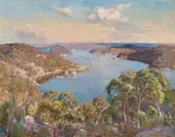 James Ranalph Jackson, Autumn Afternoon, Middle Harbour, Sydney 1909, 1909, oil on canvas
